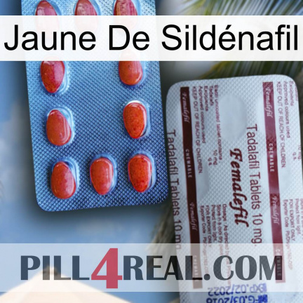 Jaune De Sildénafil 36